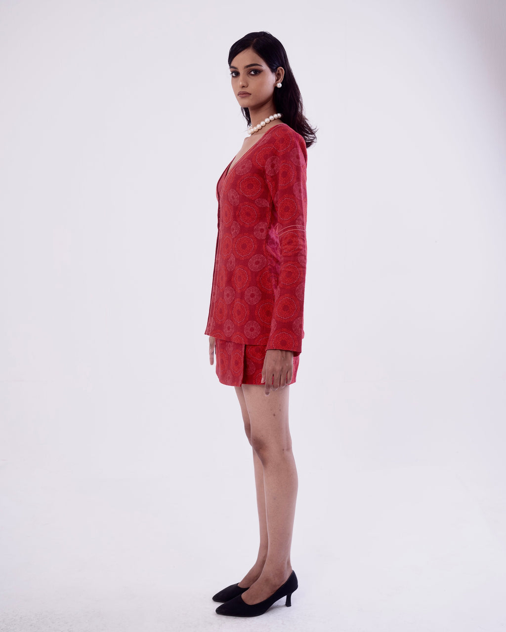 Tailored Three-piece skirt suit