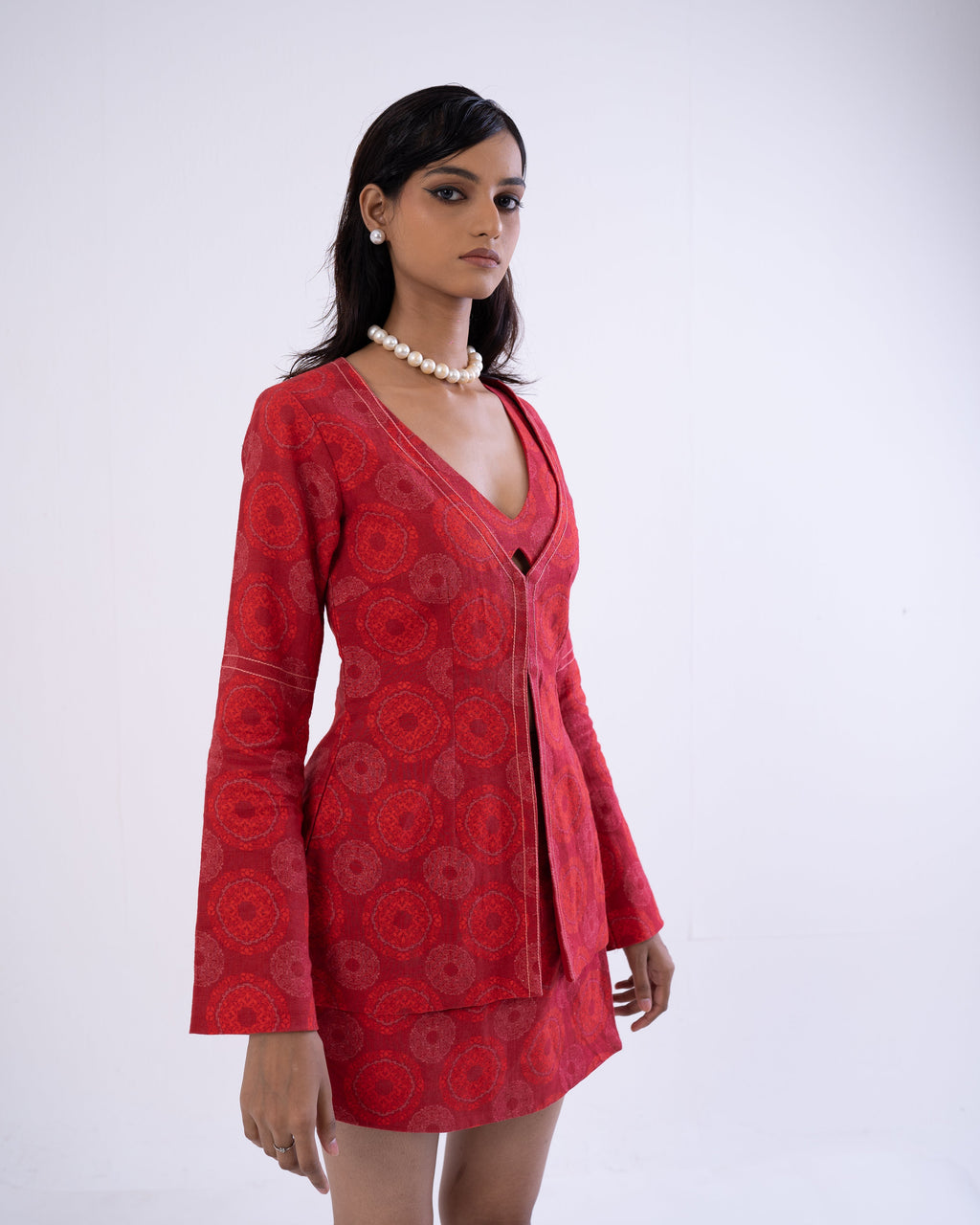 Tailored Three-piece skirt suit