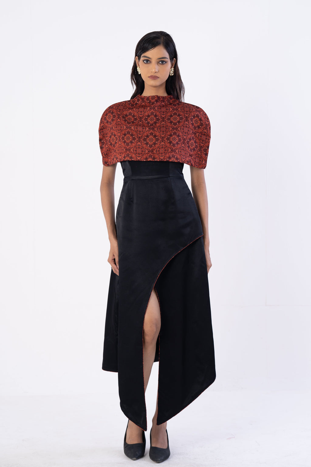 Tailored Dress and Cape Set