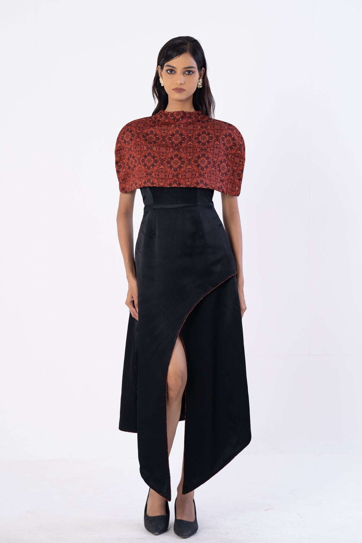 Tailored Dress and Cape Set