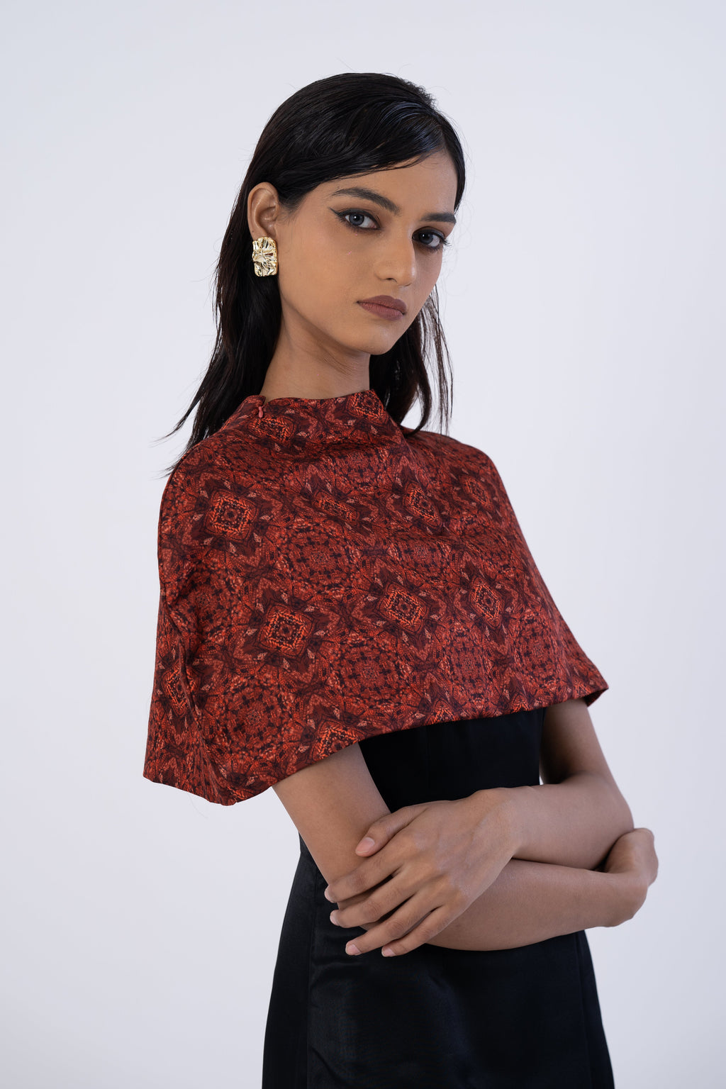 Tailored Dress and Cape Set