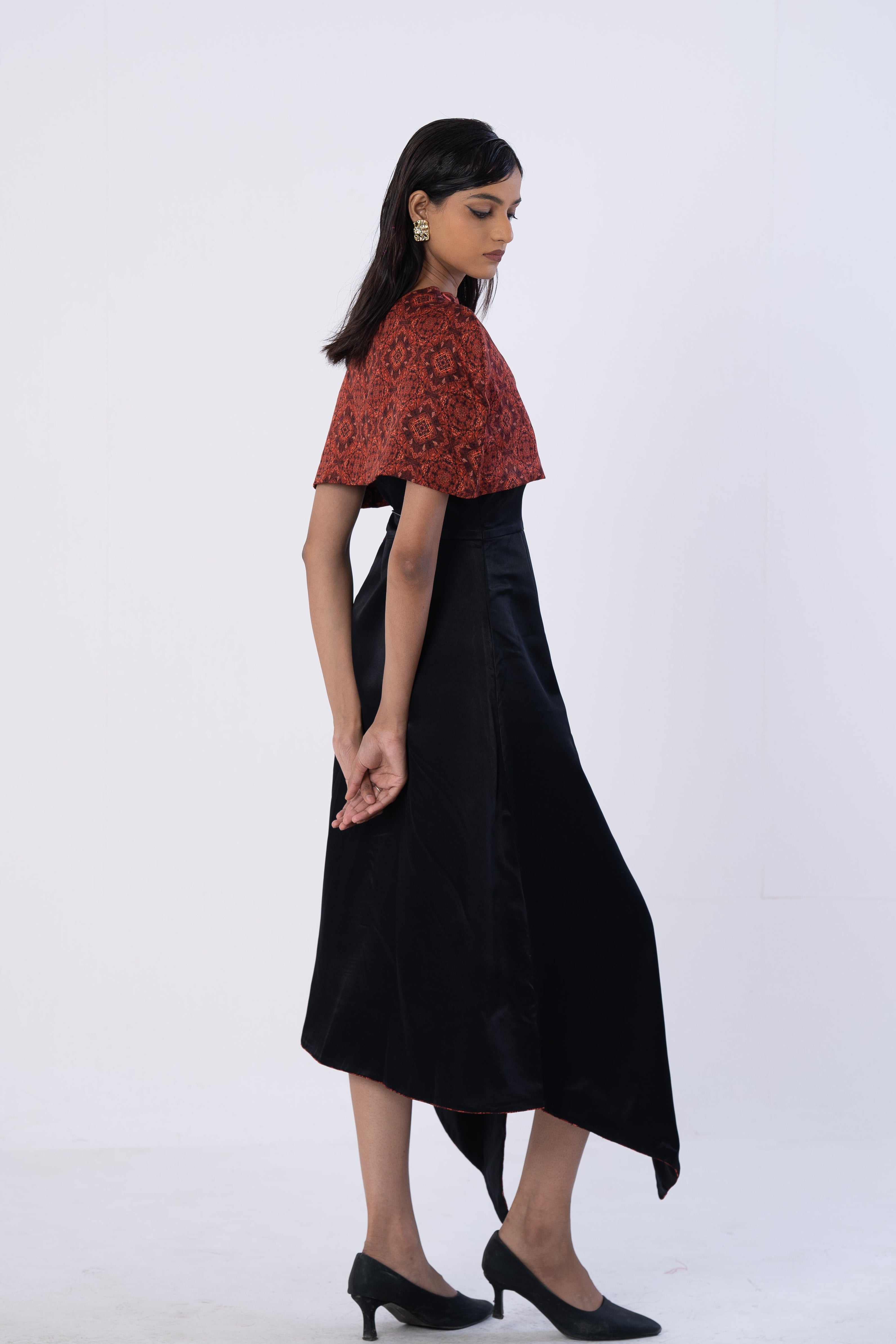 Tailored Dress and Cape Set