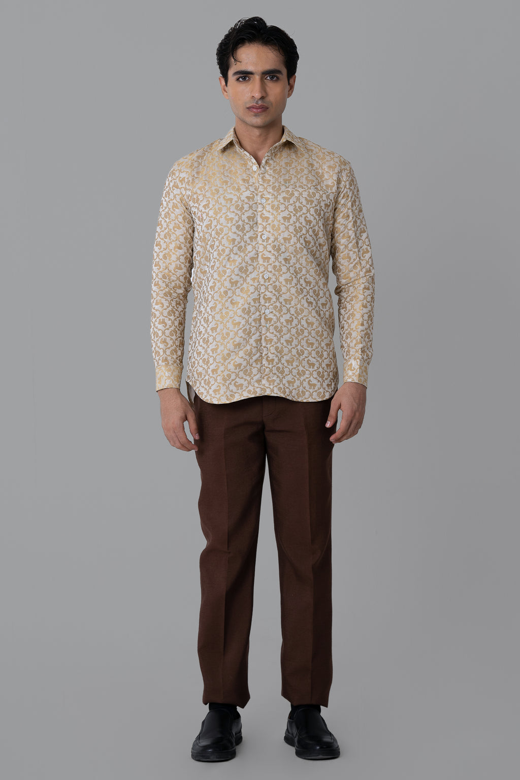Silk Brocade Shirt