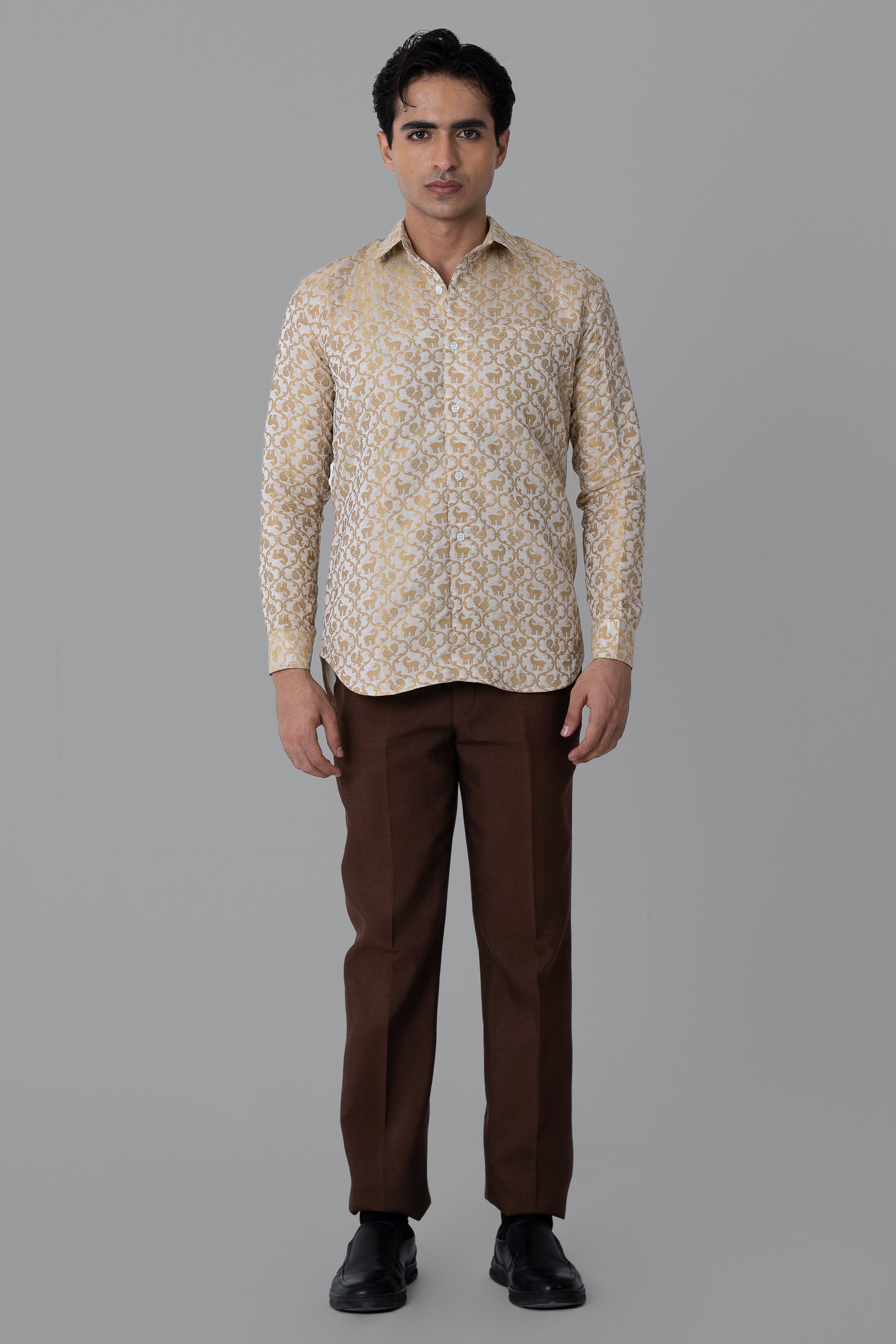 Silk Brocade Shirt