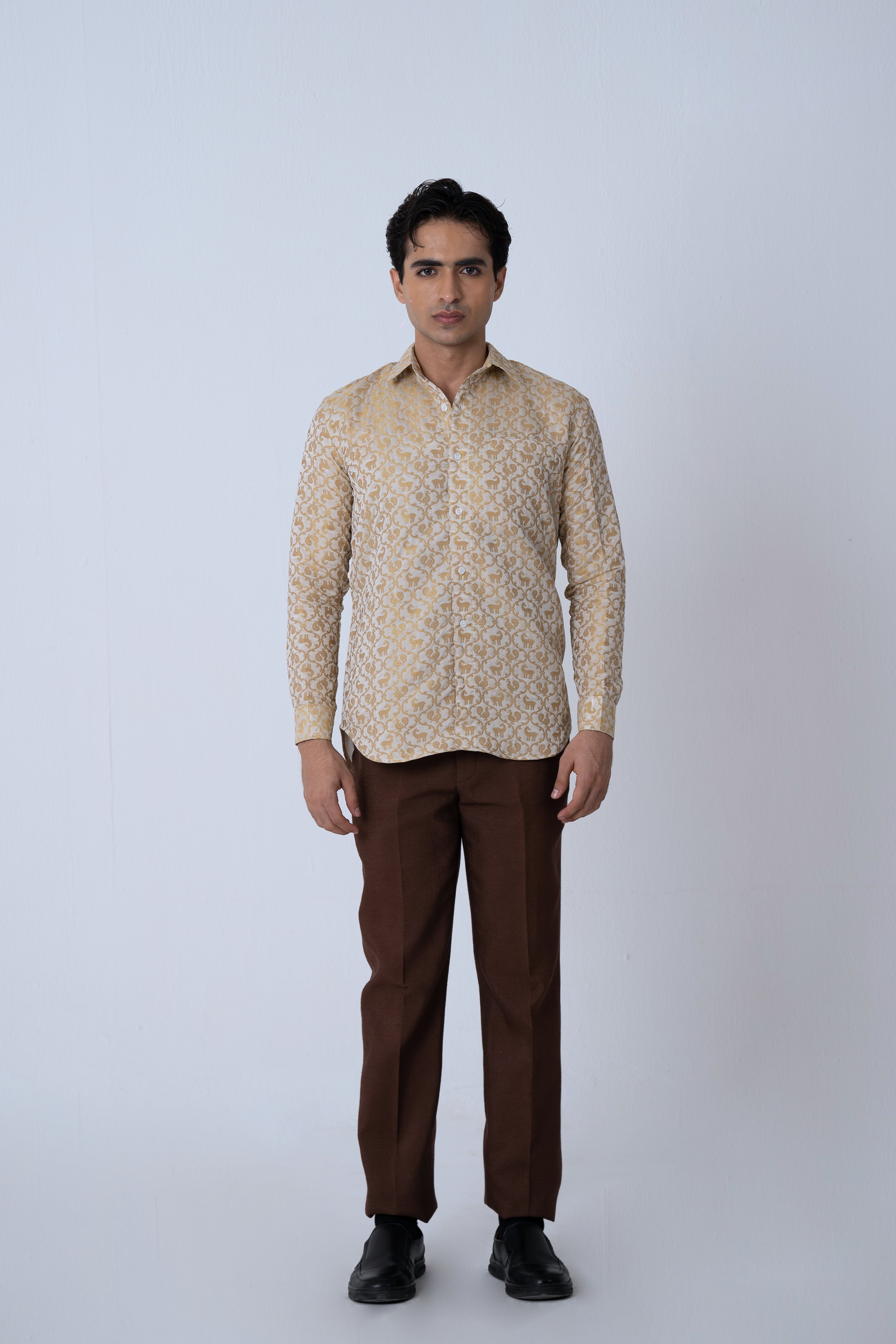Silk Brocade Shirt