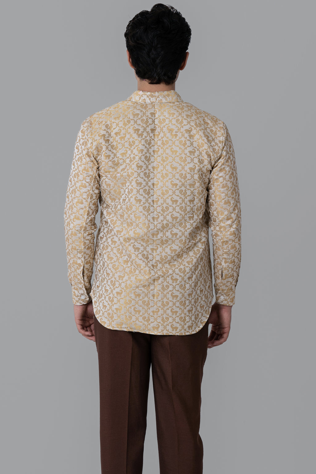 Silk Brocade Shirt