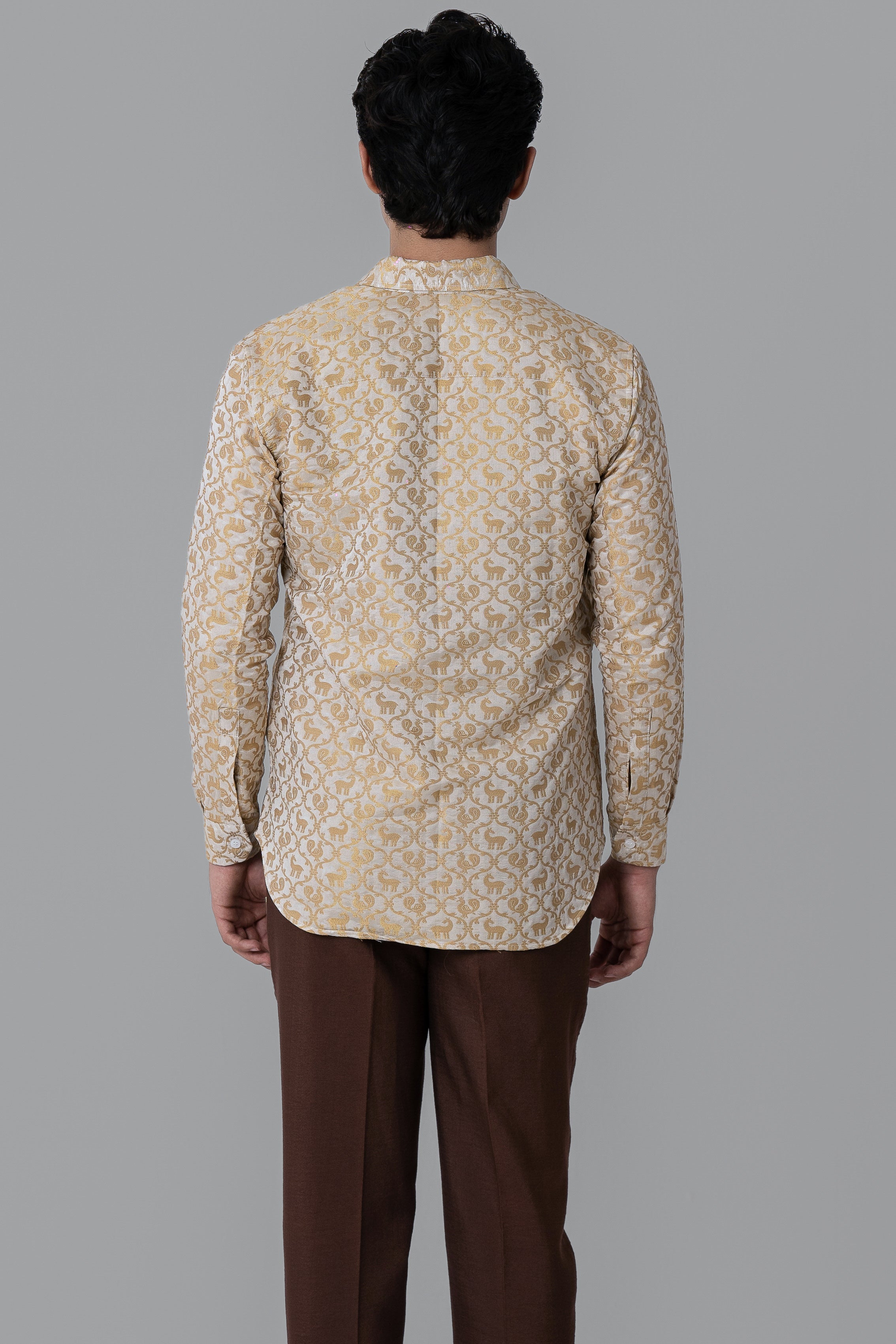 Silk Brocade Shirt