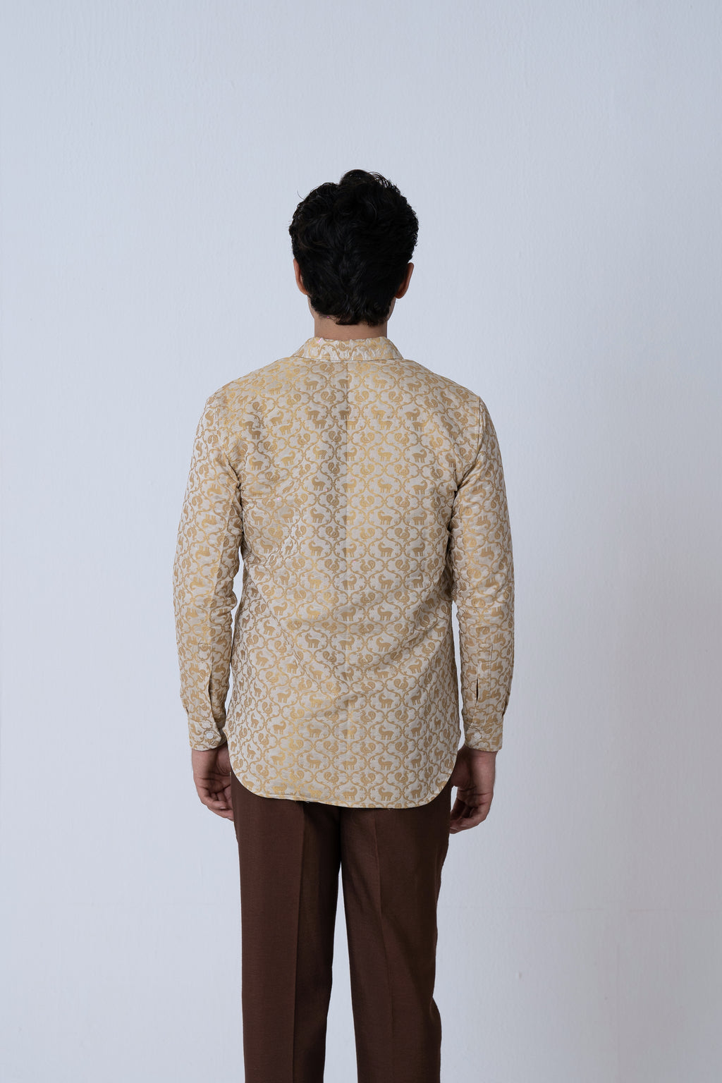 Silk Brocade Shirt