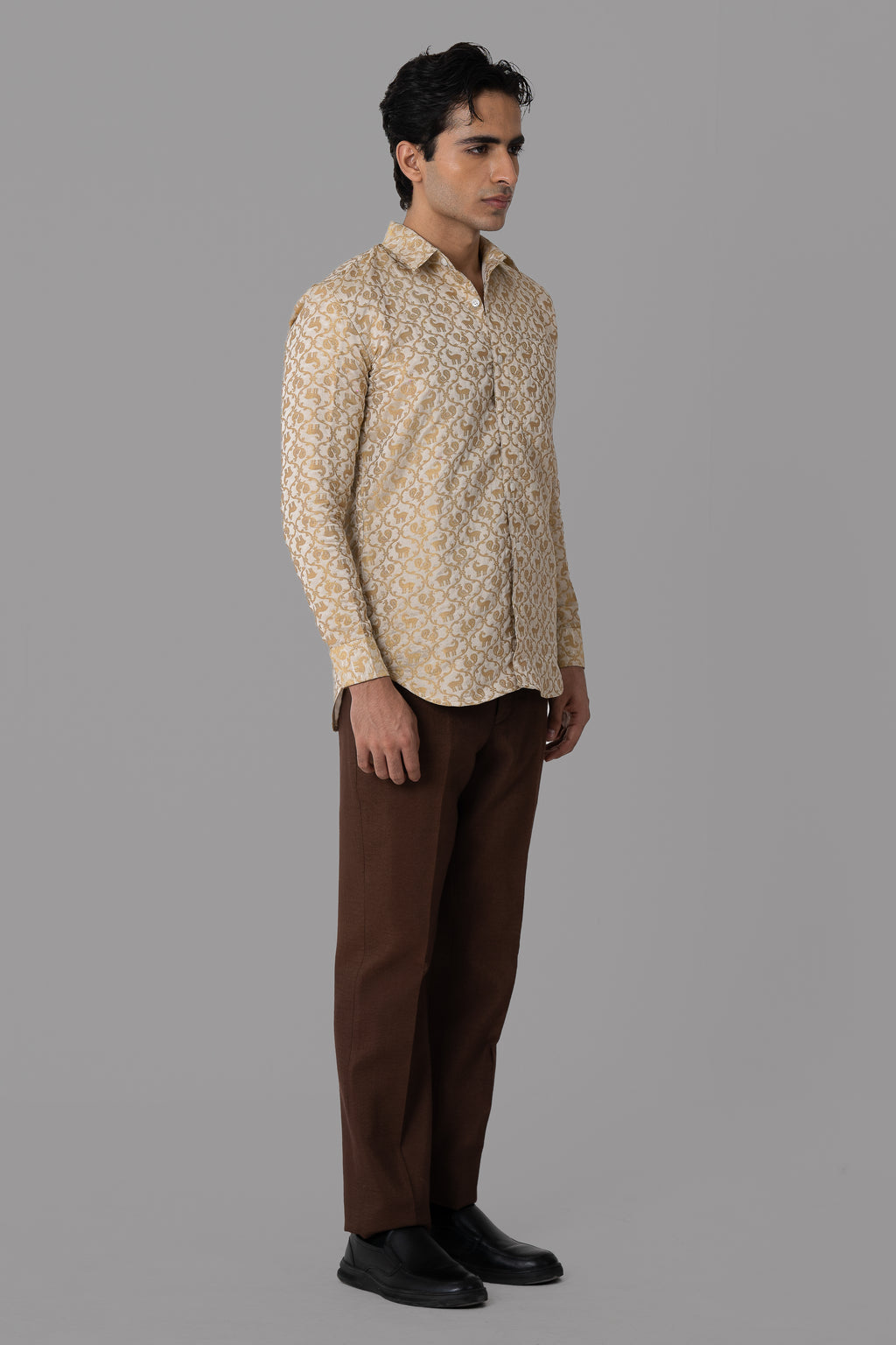 Silk Brocade Shirt