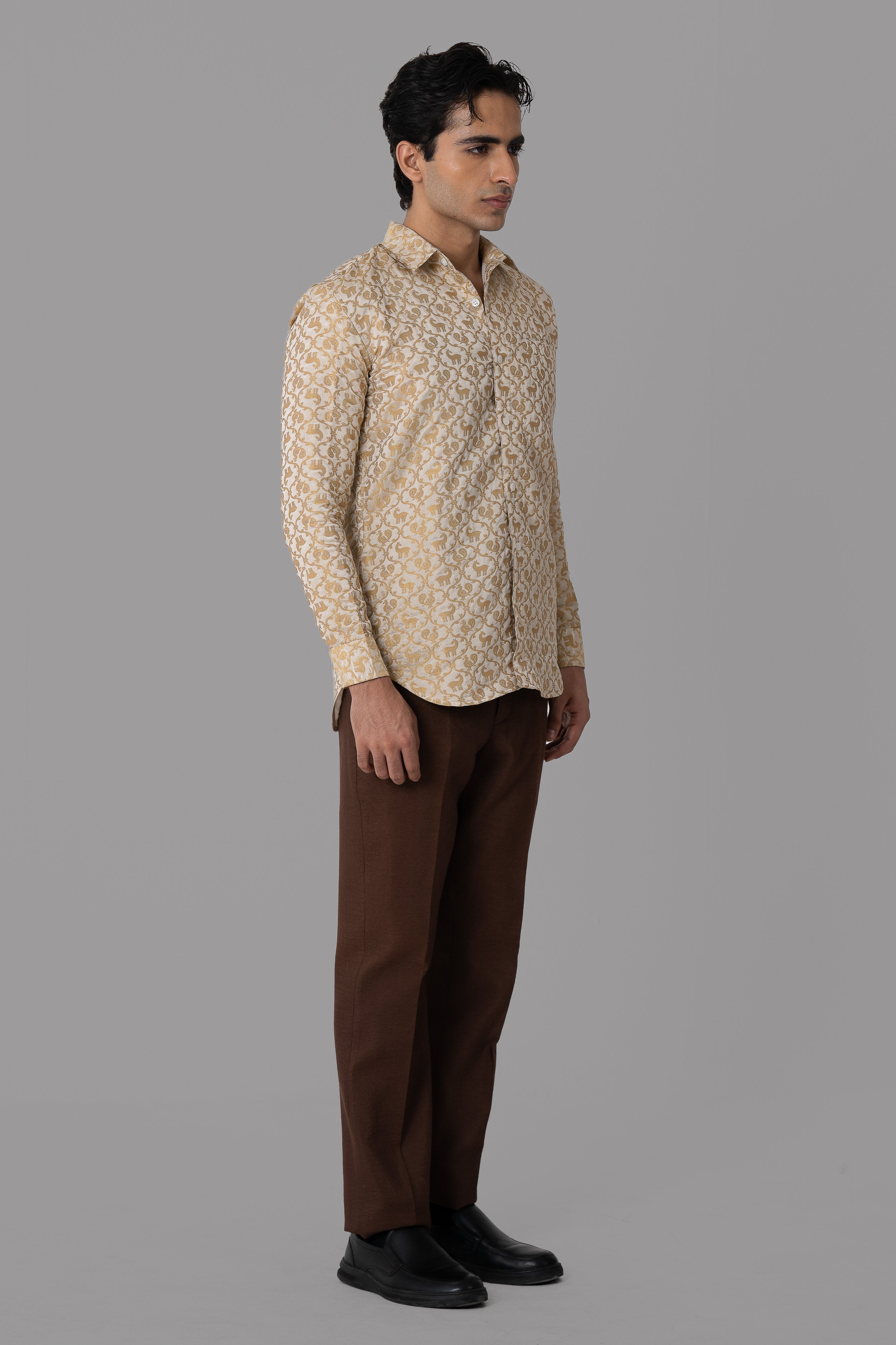 Silk Brocade Shirt