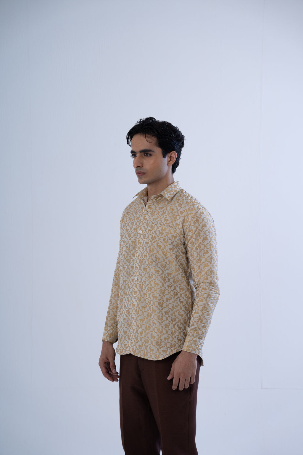 Silk Brocade Shirt