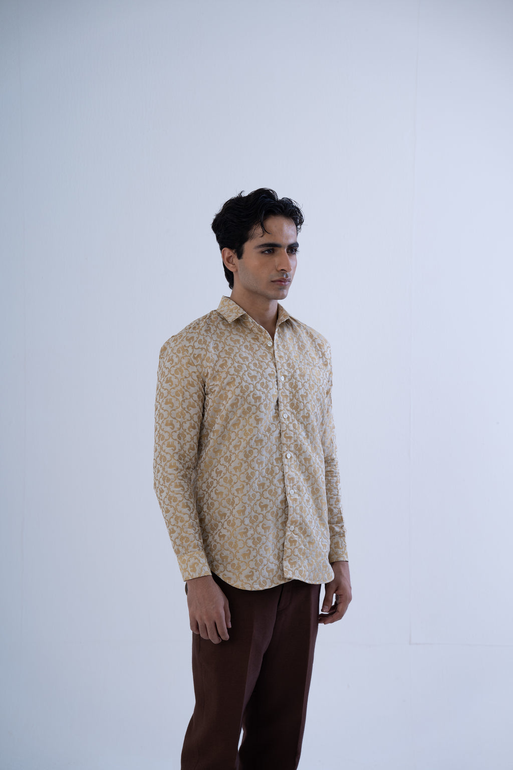 Silk Brocade Shirt