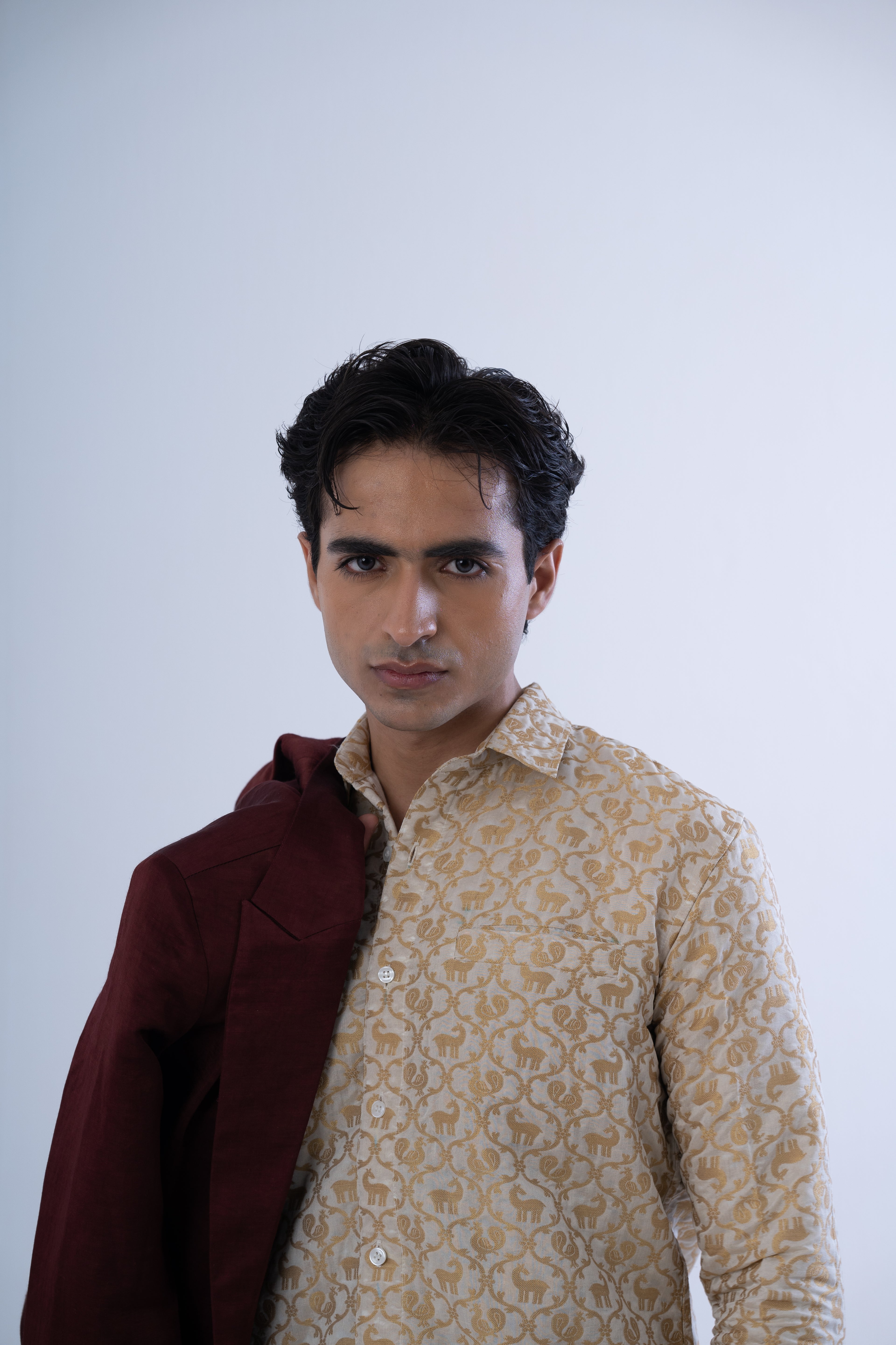 Silk Brocade Shirt