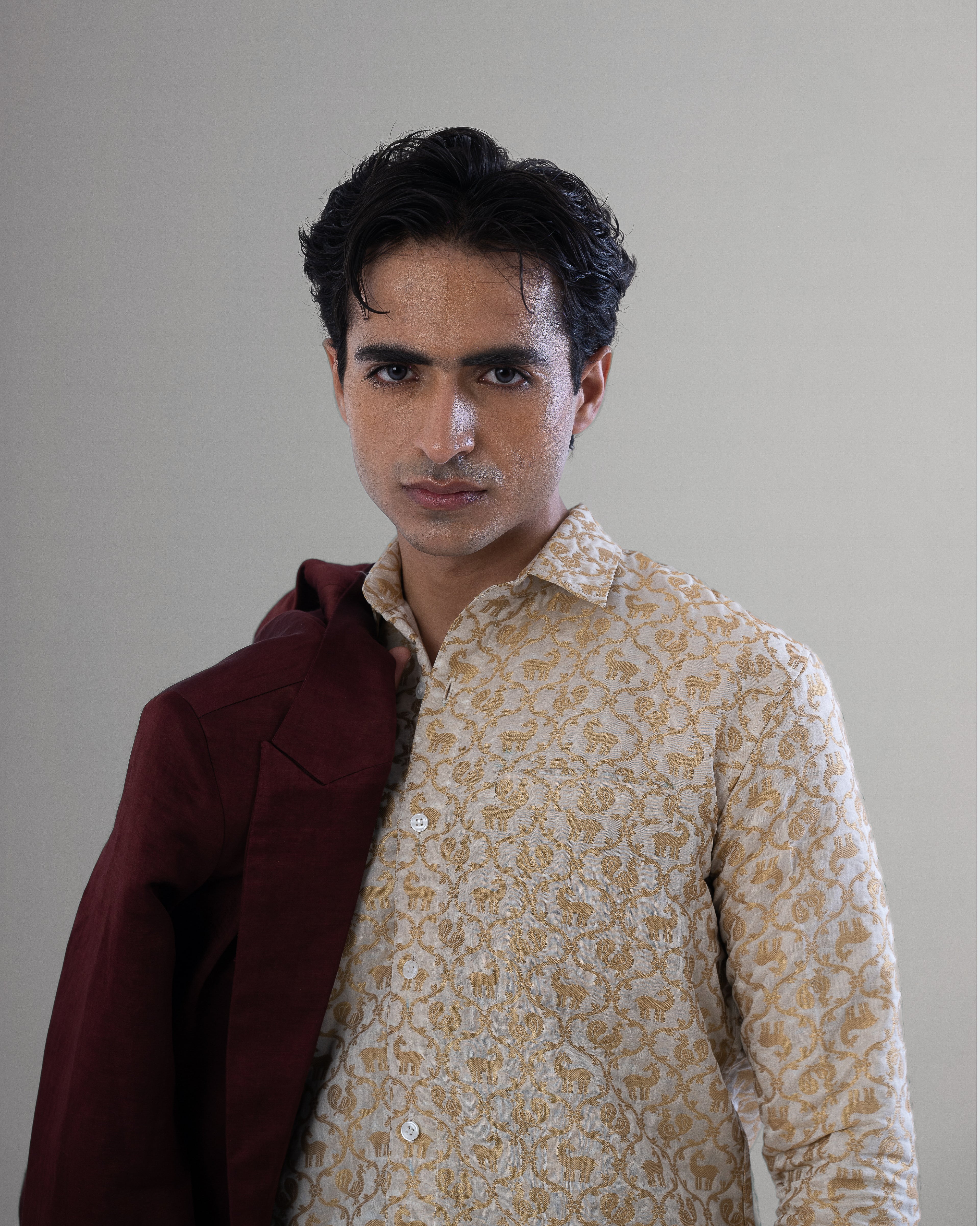 Silk Brocade Shirt