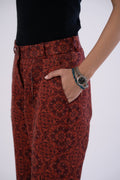 Mystic-Rust Pintuck Pants