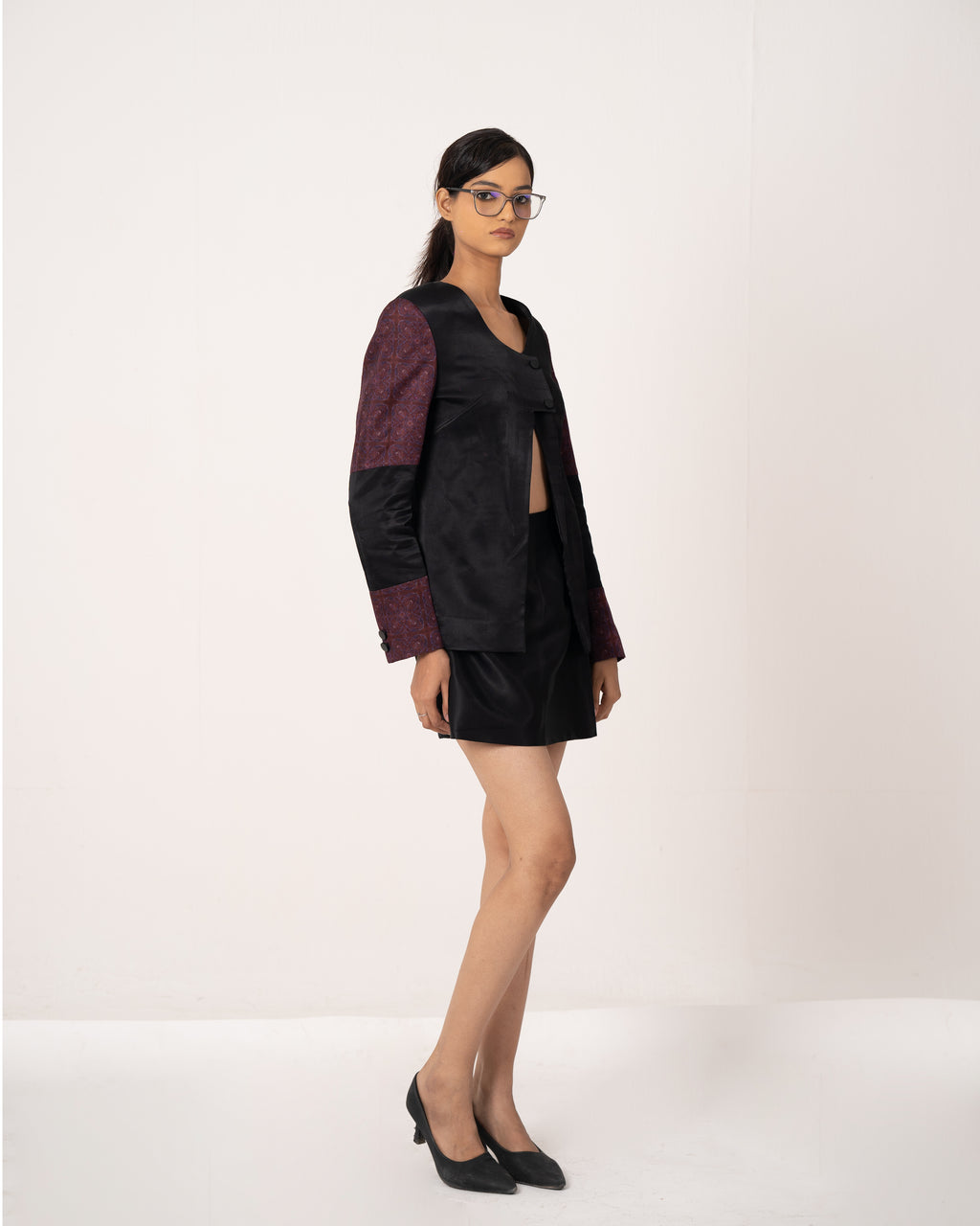 Double-Breasted Skirt Suit