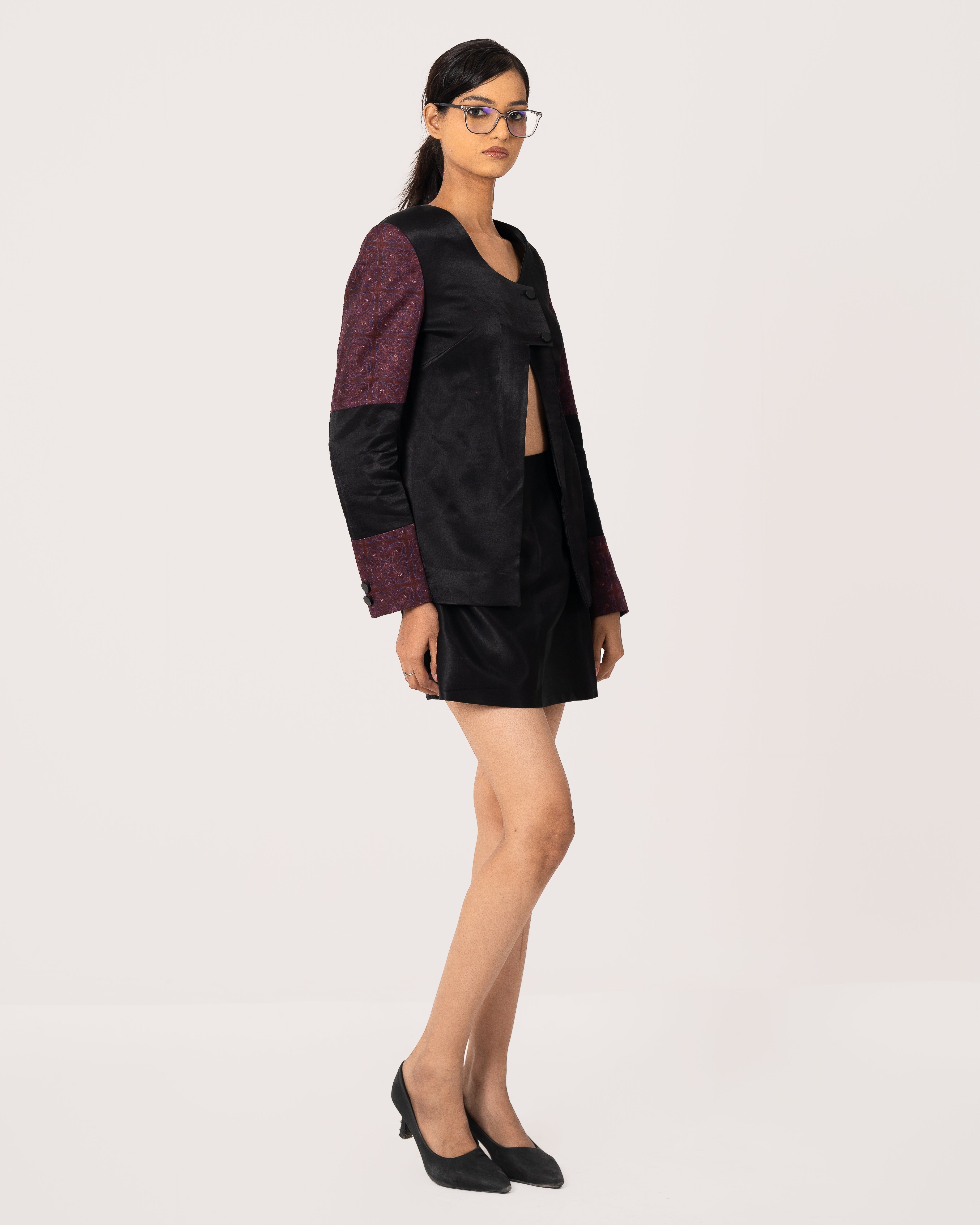 Double-Breasted Skirt Suit
