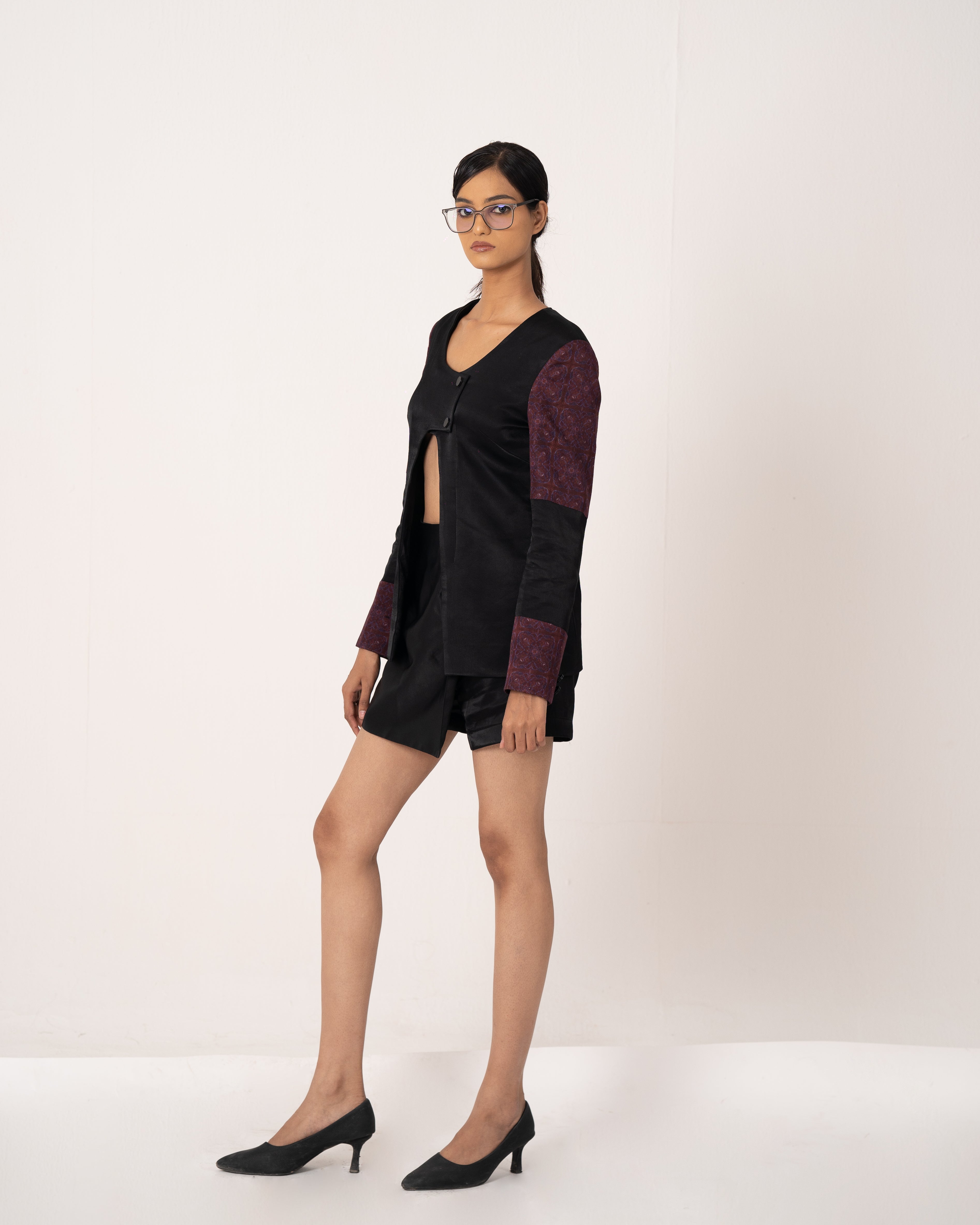 Double-Breasted Skirt Suit