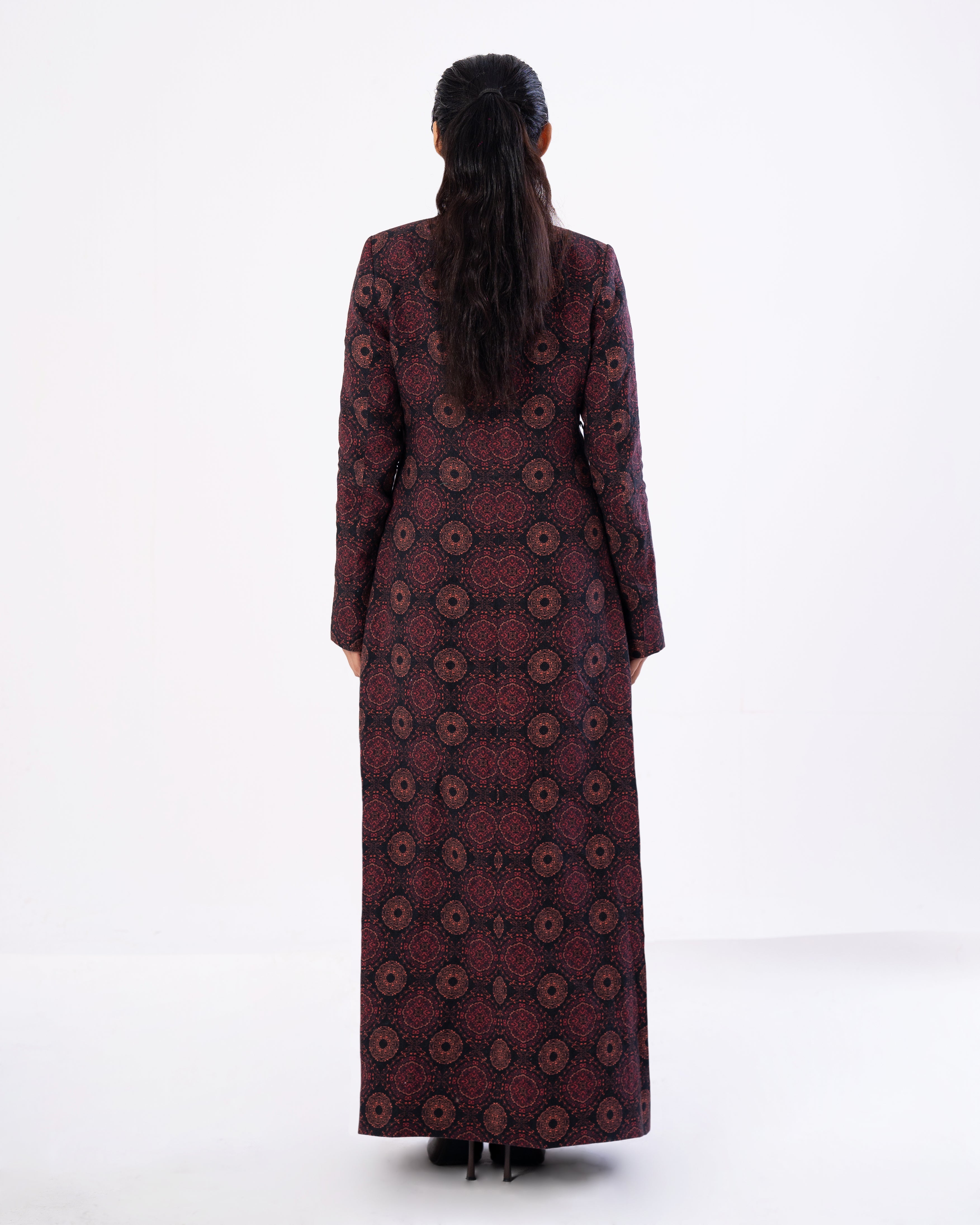 Mystic Comet Tailored Trench Dress