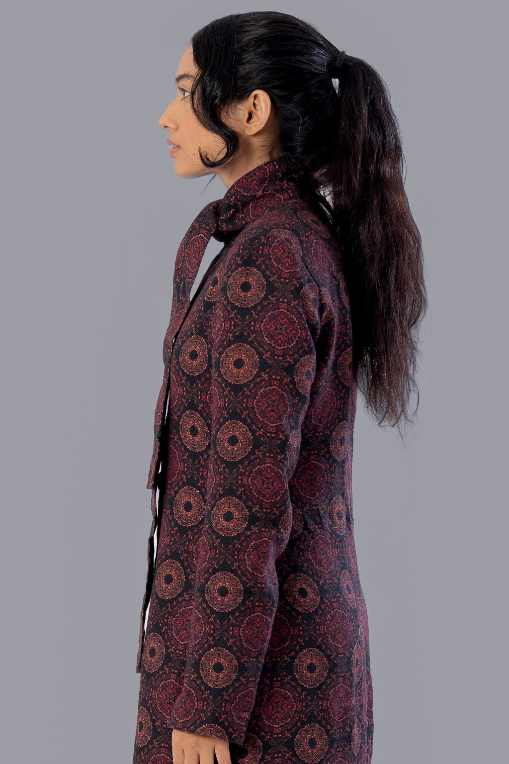 Mystic Comet Tailored Trench Dress