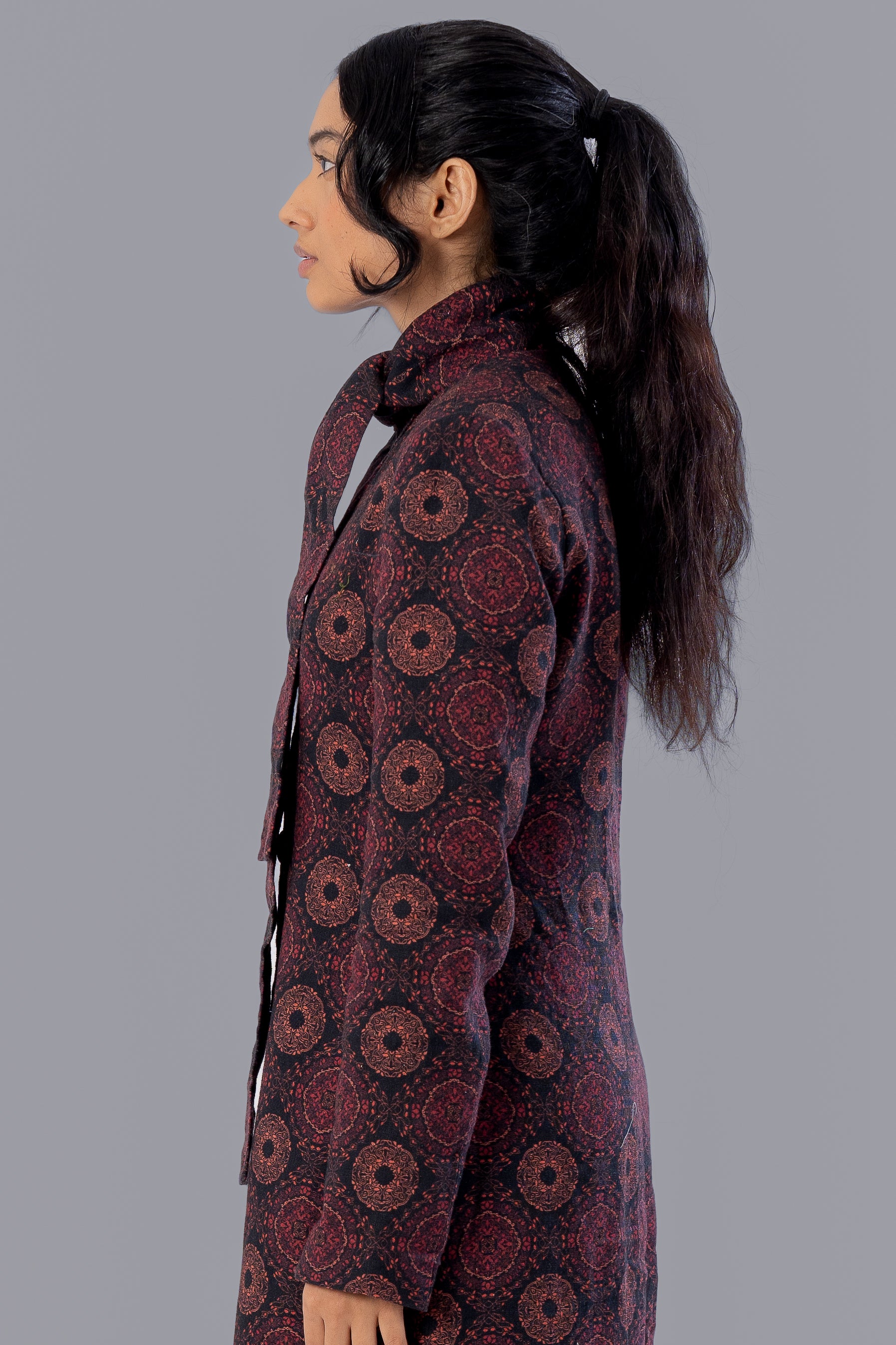 Mystic Comet Tailored Trench Dress