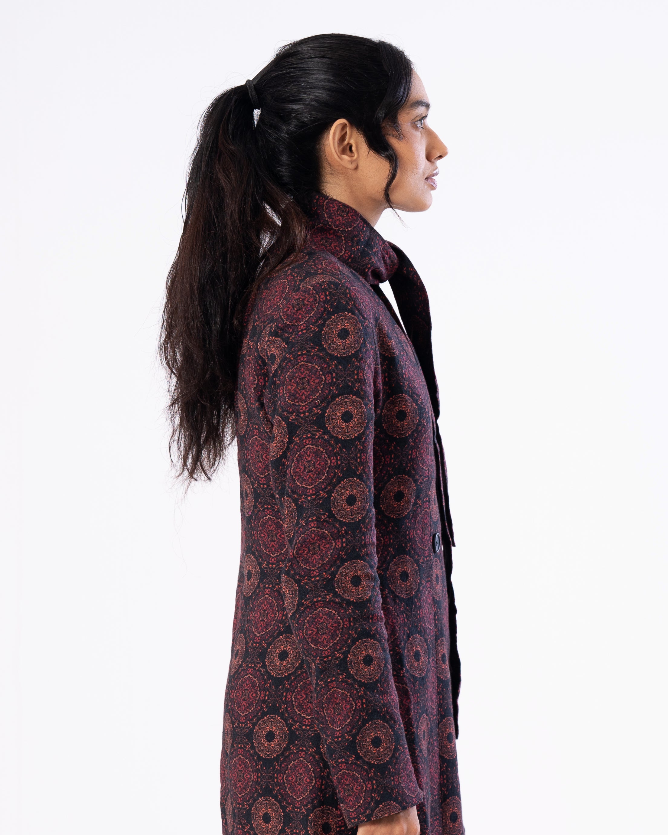 Mystic Comet Tailored Trench Dress