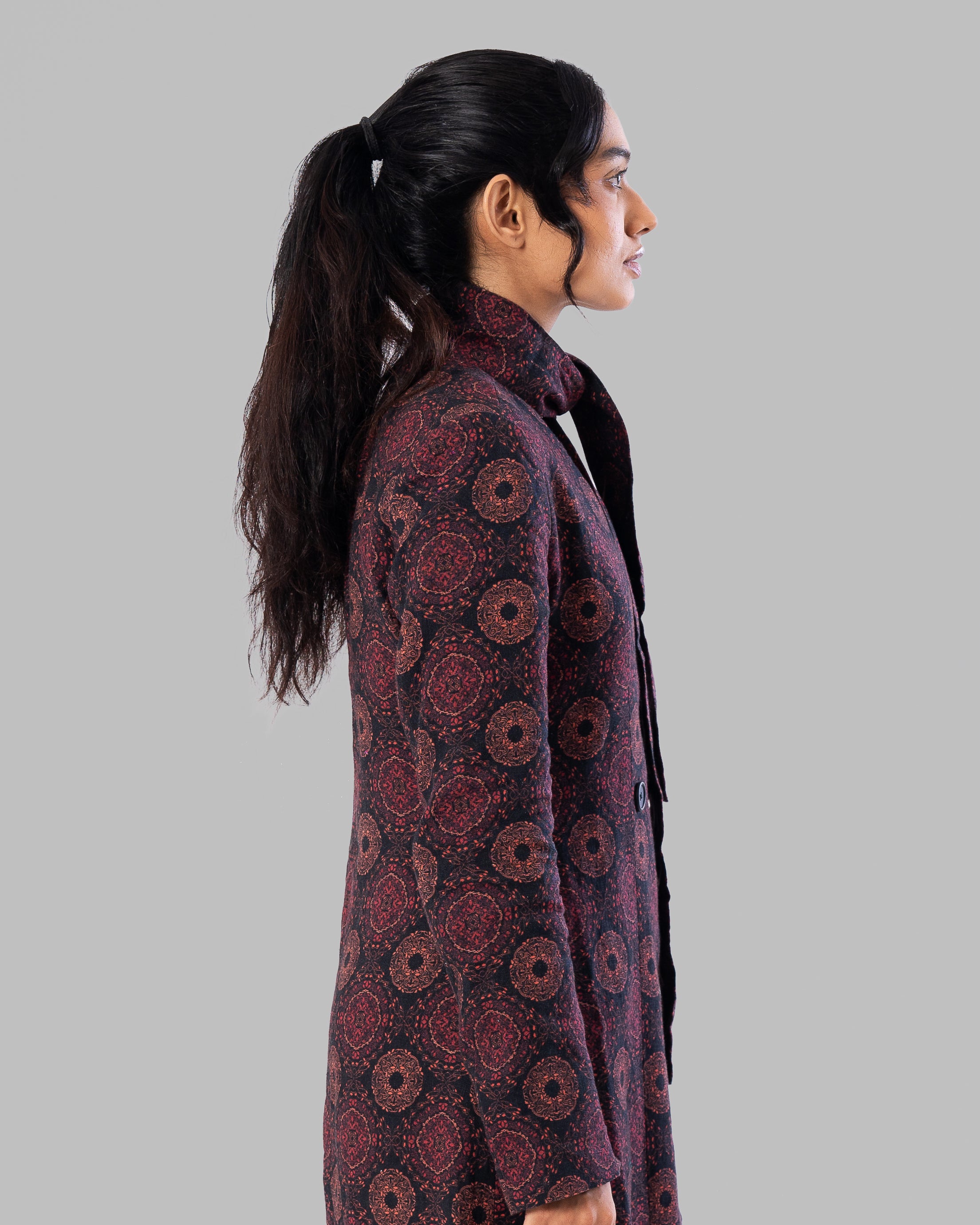 Mystic Comet Tailored Trench Dress