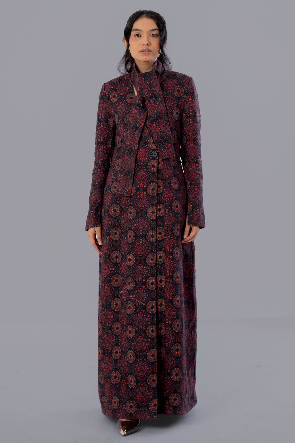 Mystic Comet Tailored Trench Dress