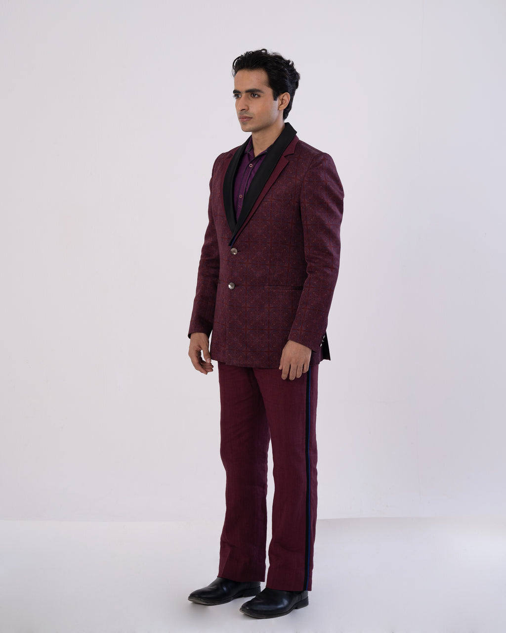 Convertible Wine Suit Set