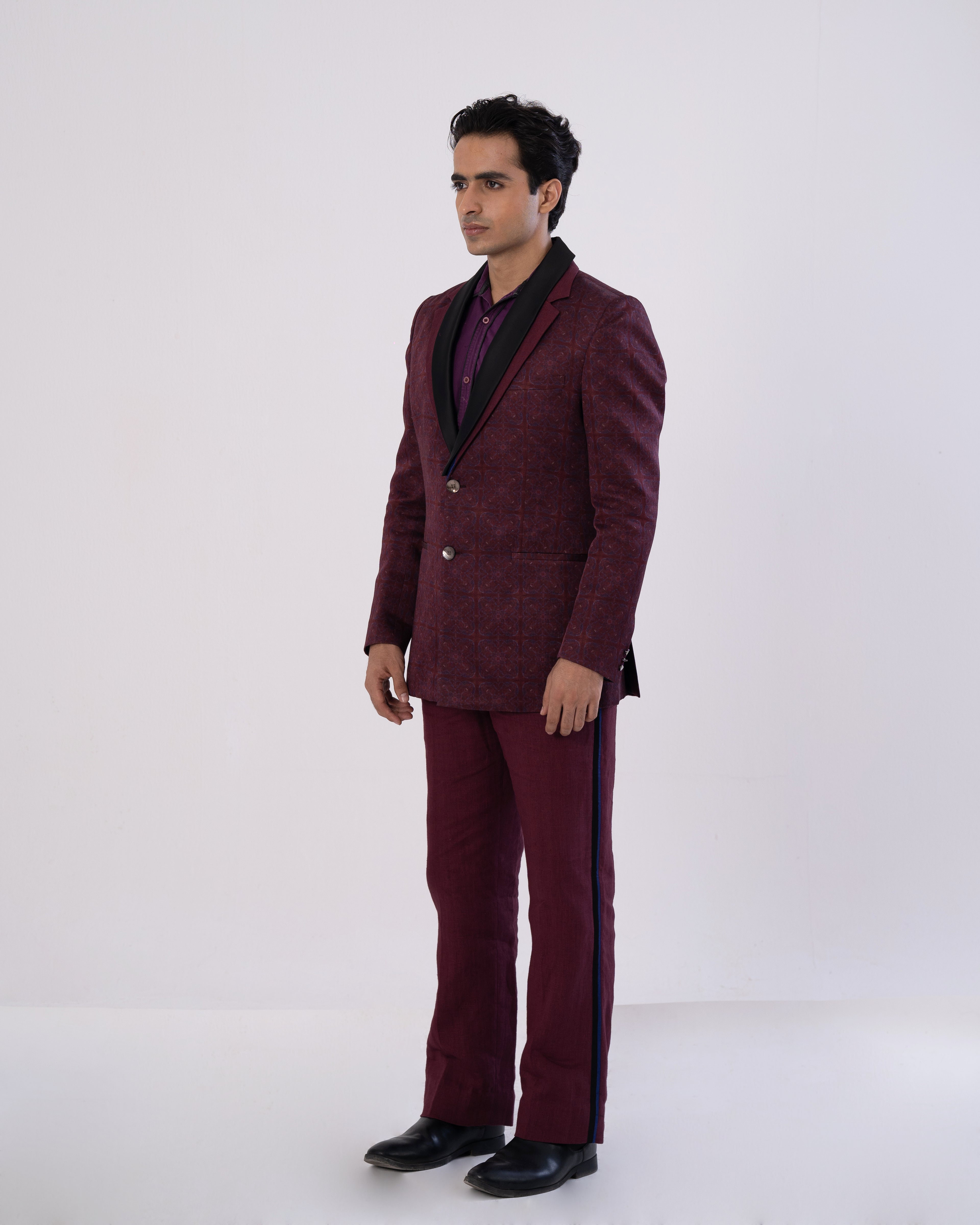 Convertible Wine Suit Set