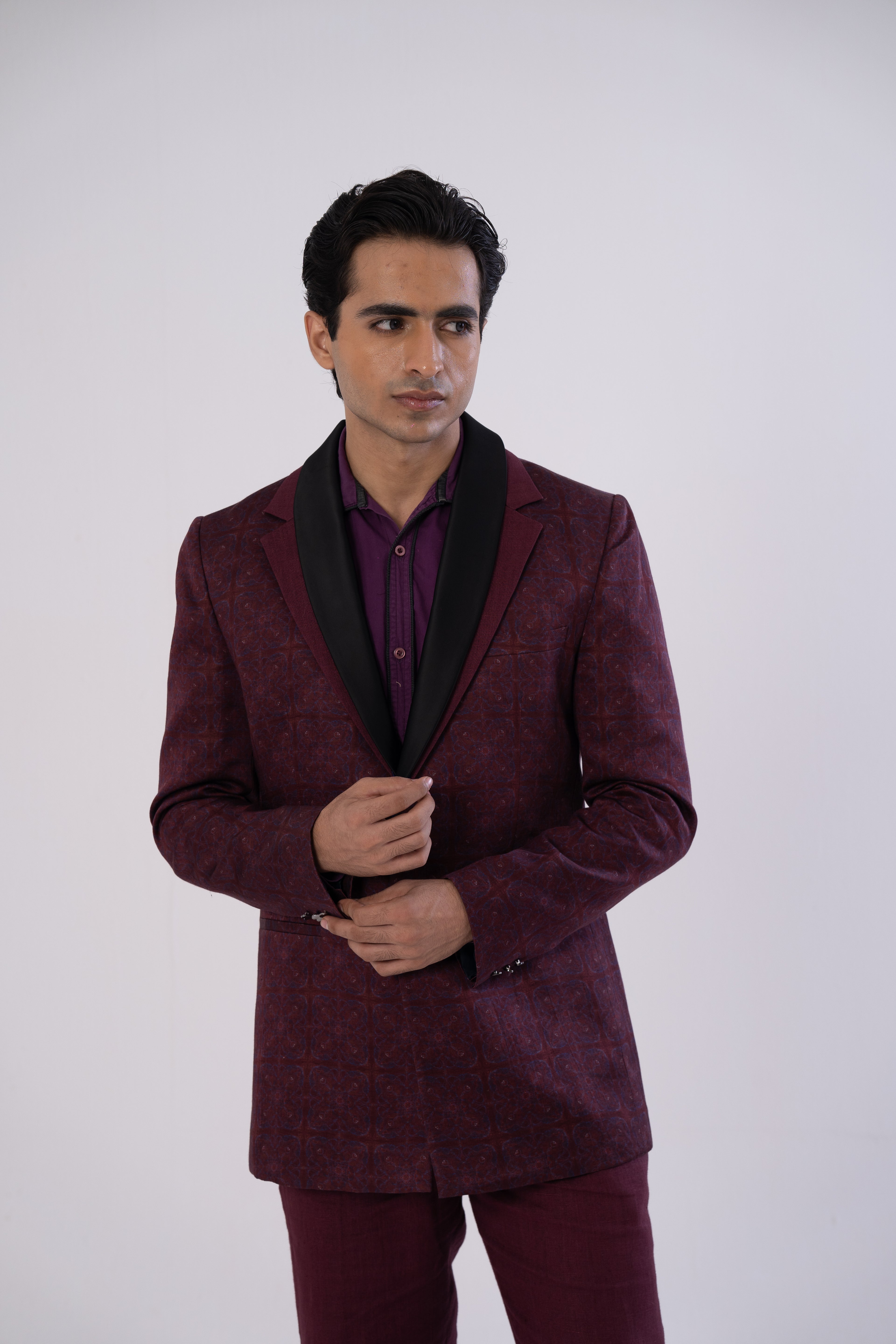 Convertible Wine Suit Set