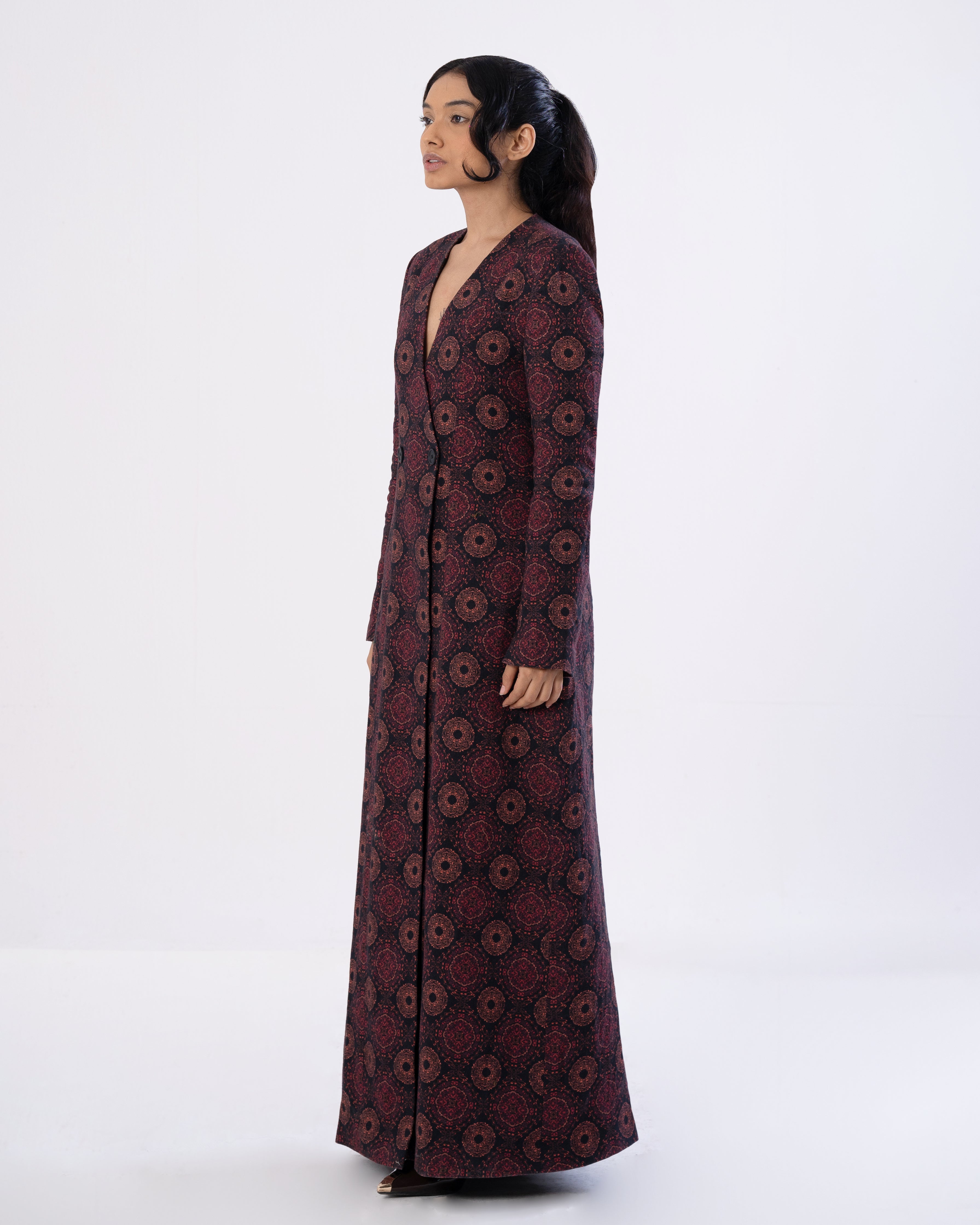 Mystic Comet Tailored Trench Dress