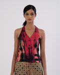 Tie-Dye Tailored Vest